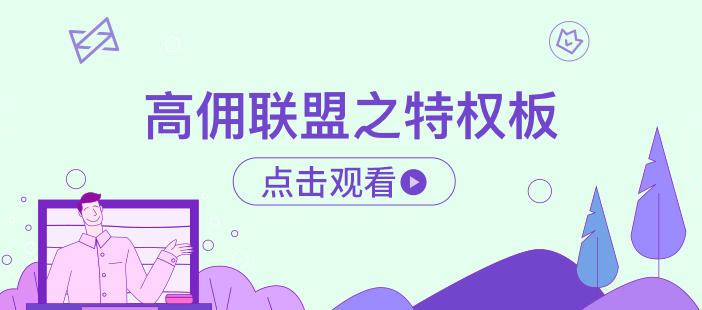 高佣联盟之特权板块